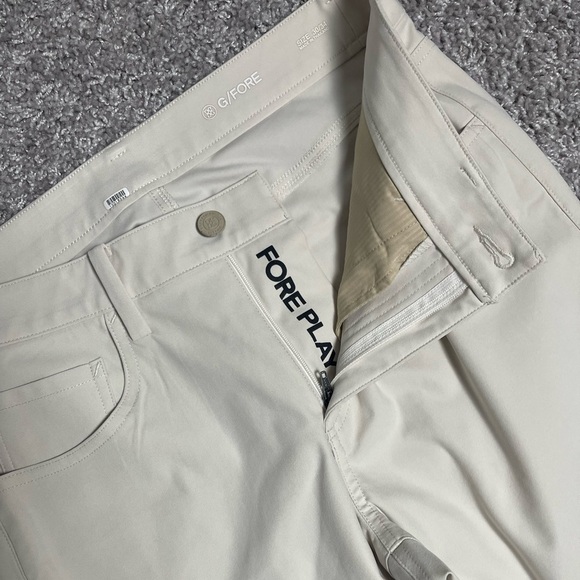 G/FORE | 5 Pocket Performance Straight Leg Pant Stone Tour Golfing SEE MEASURE - Picture 6 of 13